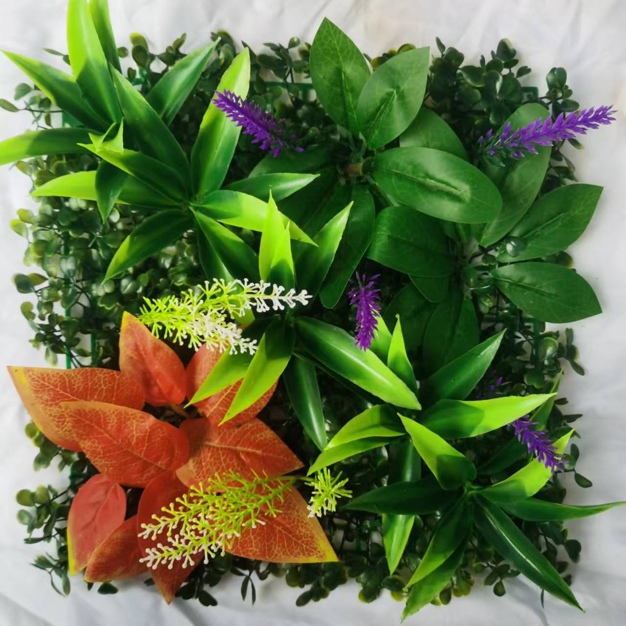 Amazon venta caliente transfronteriza simulación Milán césped planta pared fondo pared decoración falso césped fábrica al por mayor