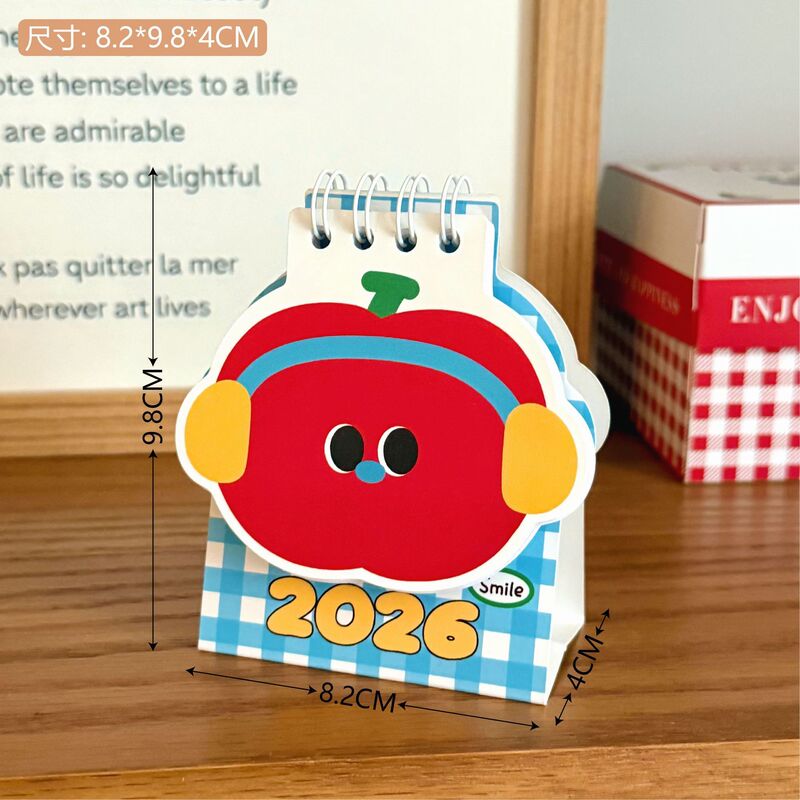 2026年原创迷你小日历 苹果小台历口袋装小日历学生日历跨年日历|undefined