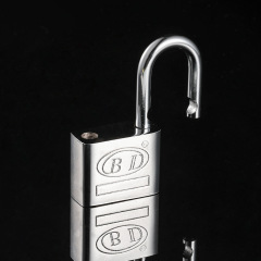Square Leaf Short Beam Hanging Lock, Multi-Size Lock Cylinders, Household Cabinet Lock, Power Box Hanging Lock