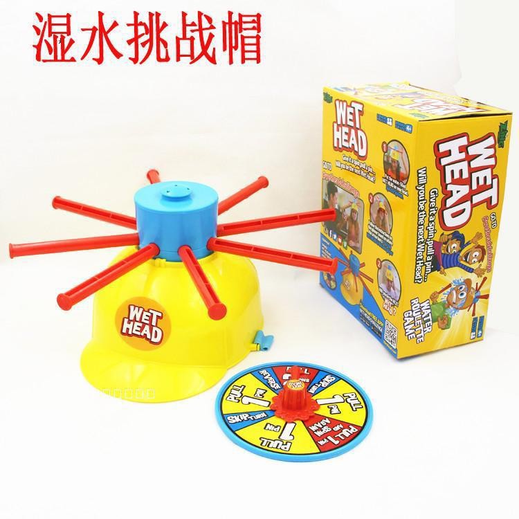 Sombrero de desafío de agua creativo transfronterizo juguetes de fiesta sombrero de agua parodia cabeza húmeda esqueleto sombrero de agua juguetes