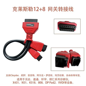Yuanzheng Chrysler 12+8 Pin, Daotong Nissan 16+32 Gateway Adapteri