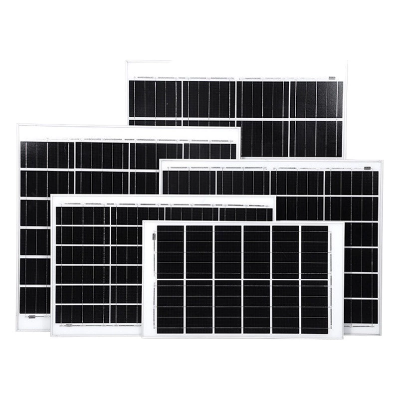 Панель солнечных батарей 8W-200W Одиночная поликристаллическая фотоэлектрическая панель Панель 6V18V система производства электроэнергии Солнечная фотоэлектрическая панель
