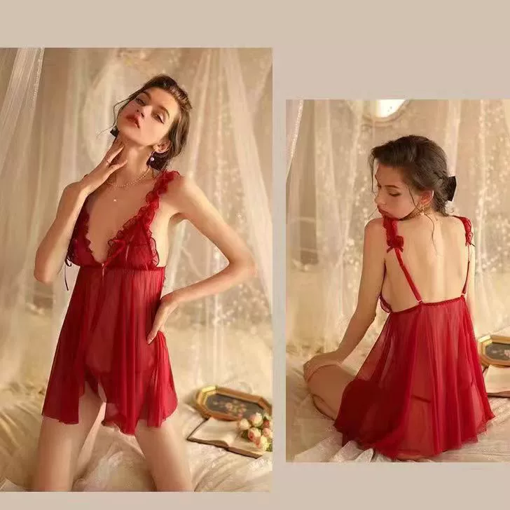 Сексуальный пижамный комплект, кружевное белье, утягивающий эффект