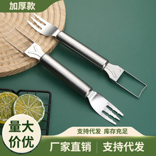 夏季爆款新款不锈钢双头西瓜切专用功能水果分割器西瓜切丁器水果