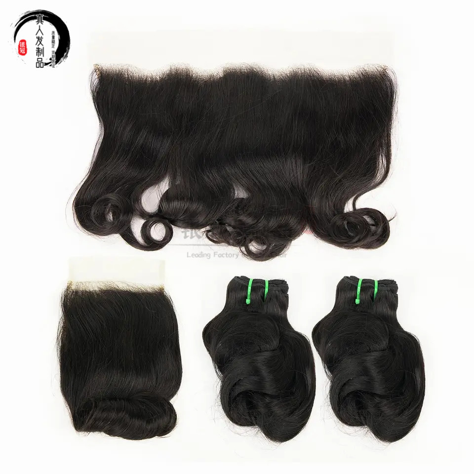 Super Double Drawn 12A Remy Hair Bouncy...