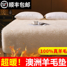 澳洲羊毛床垫软垫家用加厚褥子冬季保暖垫子单人羊羔绒双人垫被