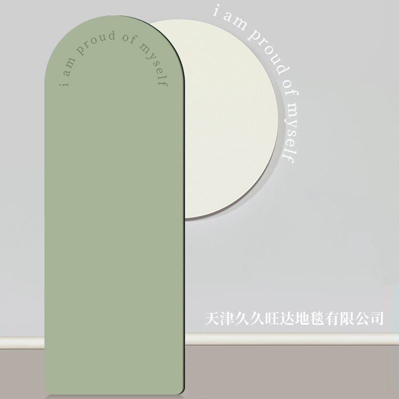 Cojín de yoga personalizado antideslizante absorción de agua resistente a la suciedad y desgaste almohadilla de goma para las niñas acondicionamiento físico almohadilla de secado rápido