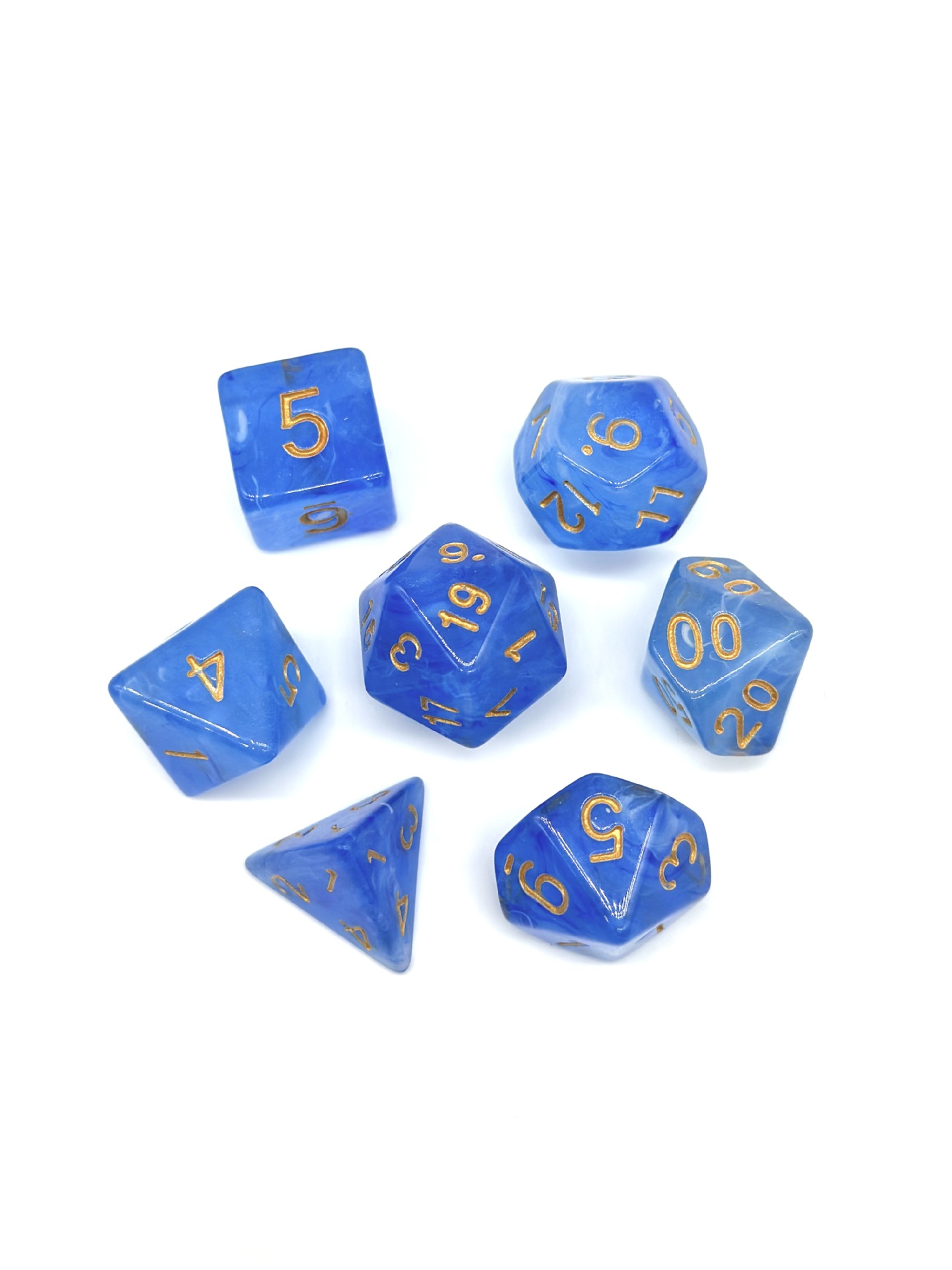 진한 파란색 브러시드 슈트