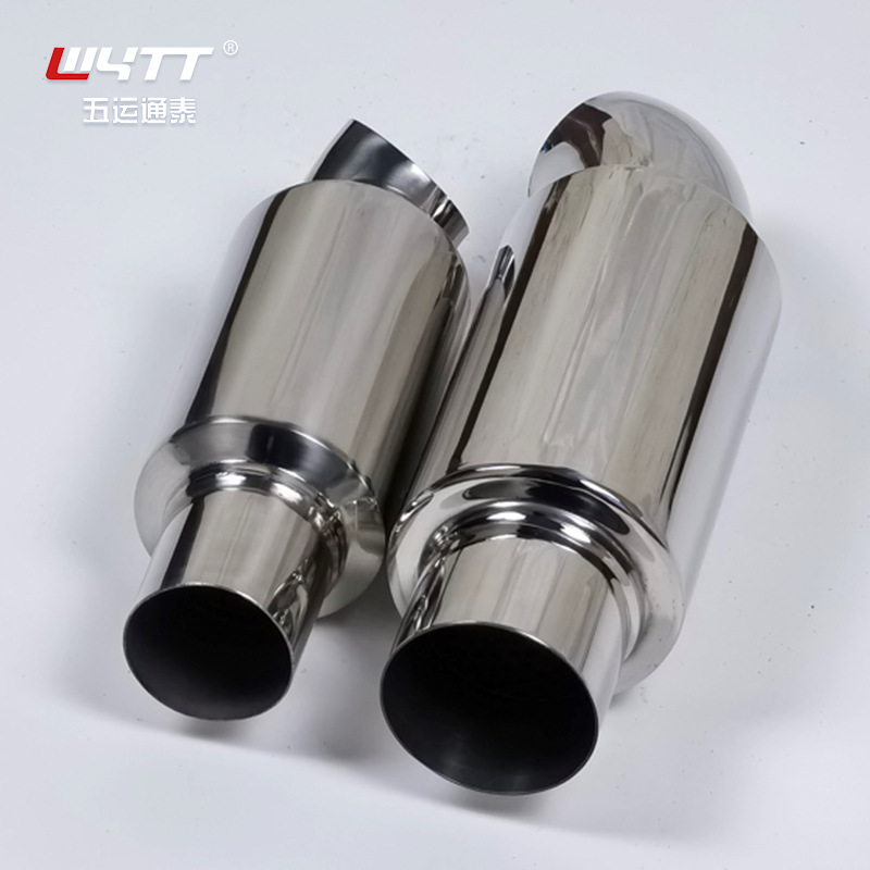 Modificación del coche variable de sonido Válvula de control remoto de sonido de la onda de sonido Reparación de tambor de sonido tambor de acero inoxidable lado escape de cola tubo de escape de la garganta