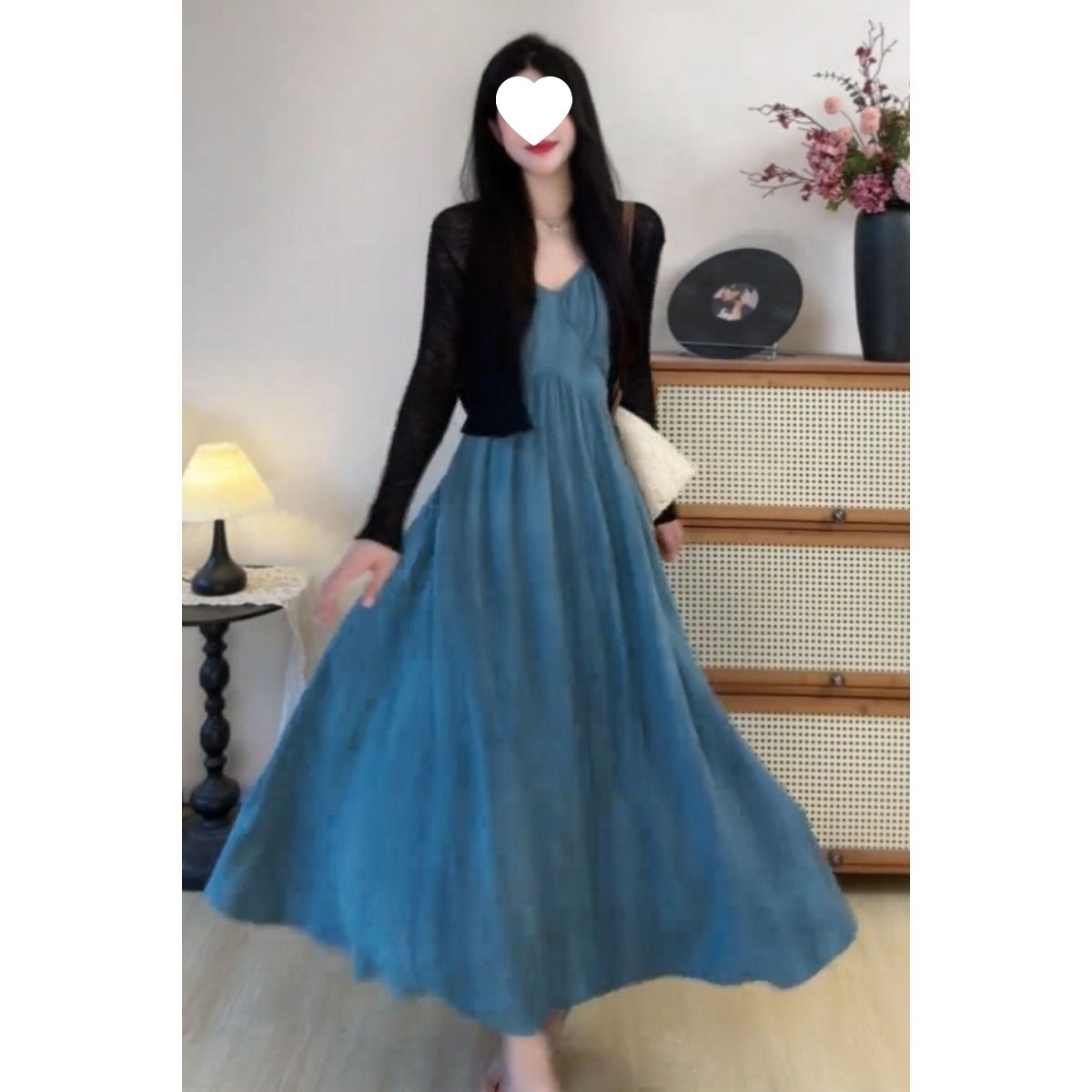 Blue summer dress