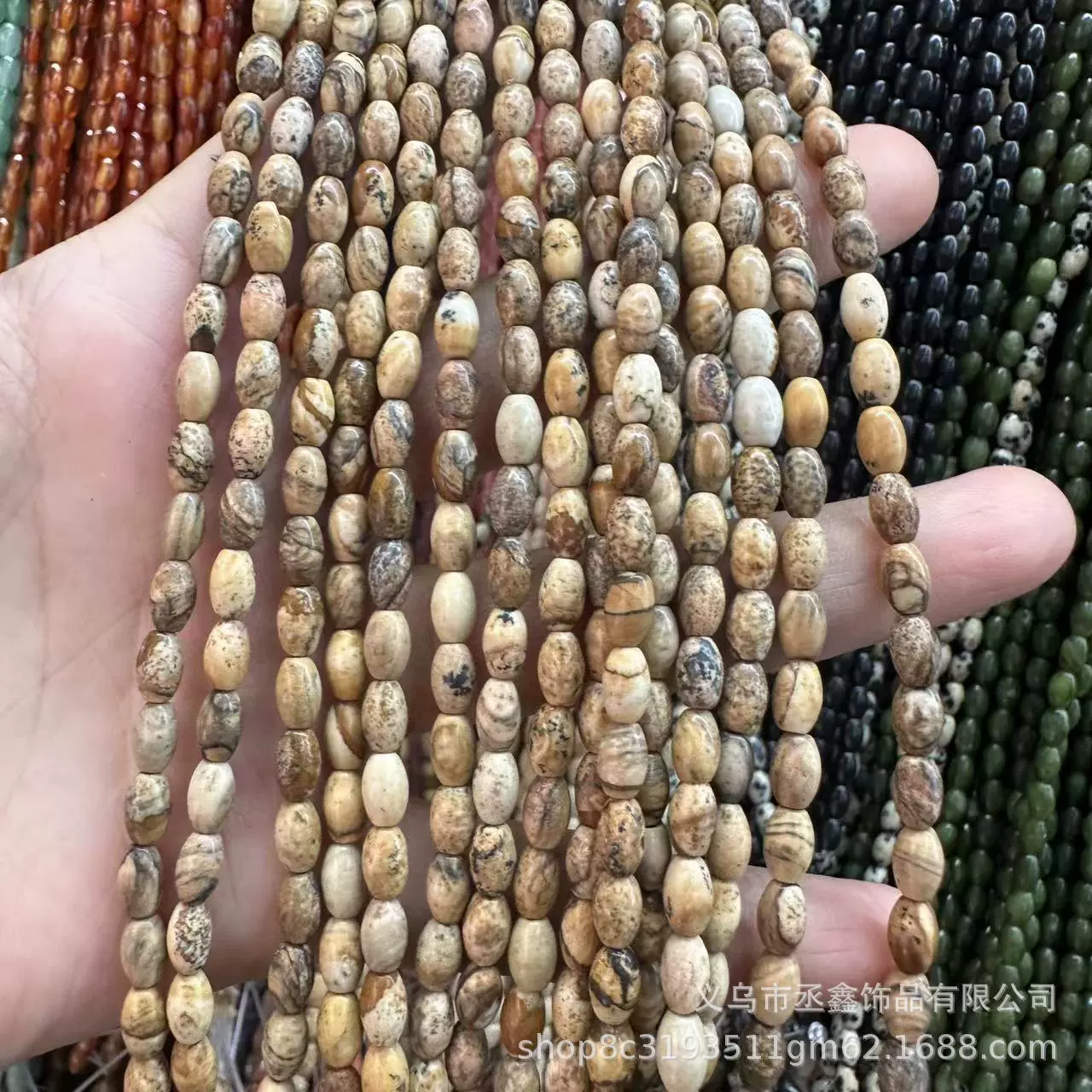 Organic agate Buddha white jade, rosary with round beads, accessory, accessories, 4×6mm, DIY, geolocation function
