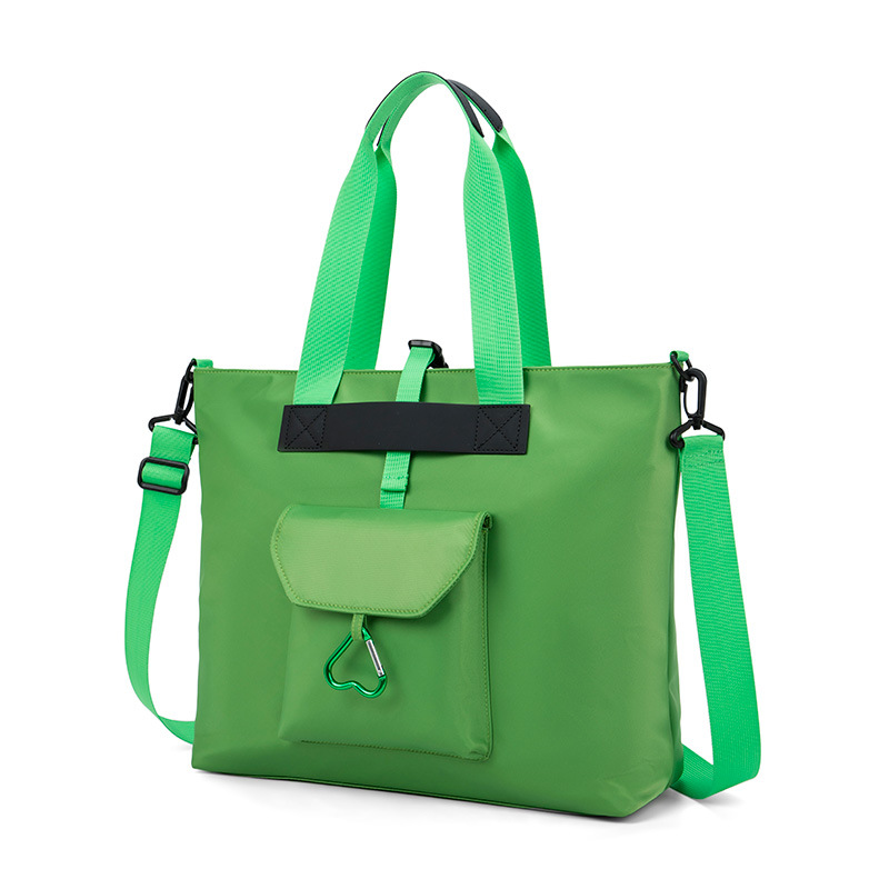 New trendy casual design, versatile texture tote bag, simple solid color crossbody bag_voghion.com
