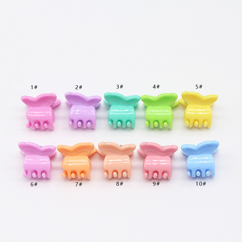 小さなヘアクリップ卸売1CMマカロンカラーのヘアアクセサリー、ヘアピン、小物用ヘアクリップ、前髪クリップ、ヘアアクセサリー、ミニクリップ、カスタムメイド