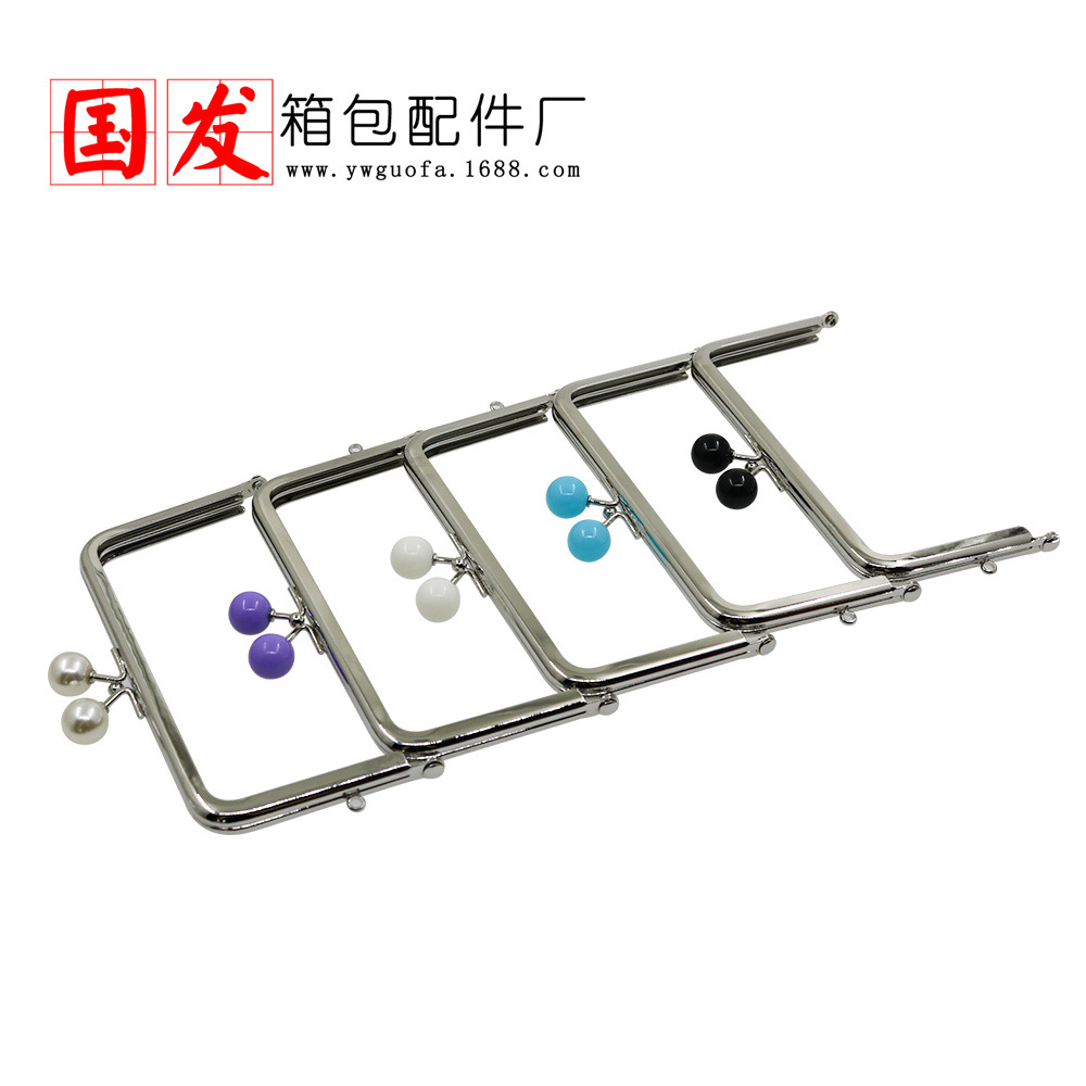 Protección del medio ambiente: 14CM cuadrado suave no poroso cabeza de caramelo oro 14MM cabeza de perlas viscosas de color caramelo