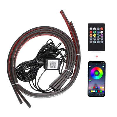 Led Flow Lights, Car Chassis | Other lights - remote-control-bluetooth-app-dual-control-one-to-four-60cm290cm2