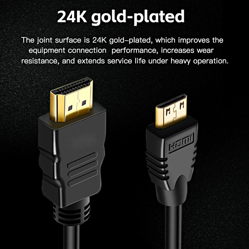 HDMI to MINI HDMI TV Line Computer Display Same screen HDMI mini high -definition line