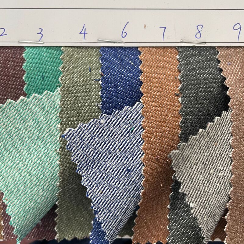 107 Pieces of Colored Denim Fabric, Right Twill 360g Non-Elastic Cotton-Polyester Denim Fabric, Material for Shoes, Clothing, and Bags