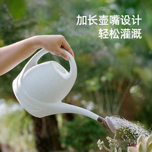 3.5L家用大号塑料加厚洒水壶阳台种菜浇水壶长嘴浇花壶园艺工具