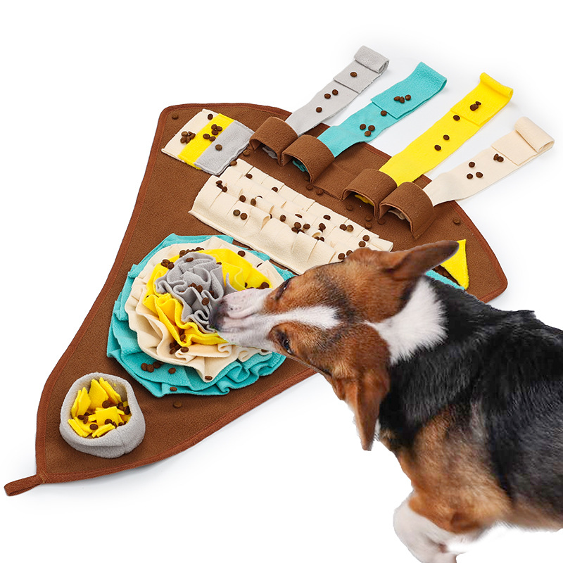 Pet Sniffing Mat For Dogs Challenging Slow Feeding Brain Boosting_voghion.com