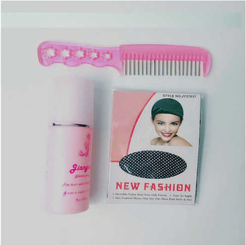 Wig Care Kit Wig Care Solution Hair Net Hair Comb Wig Stand Wig Care Supplies Five-Piece Set Manufacturer