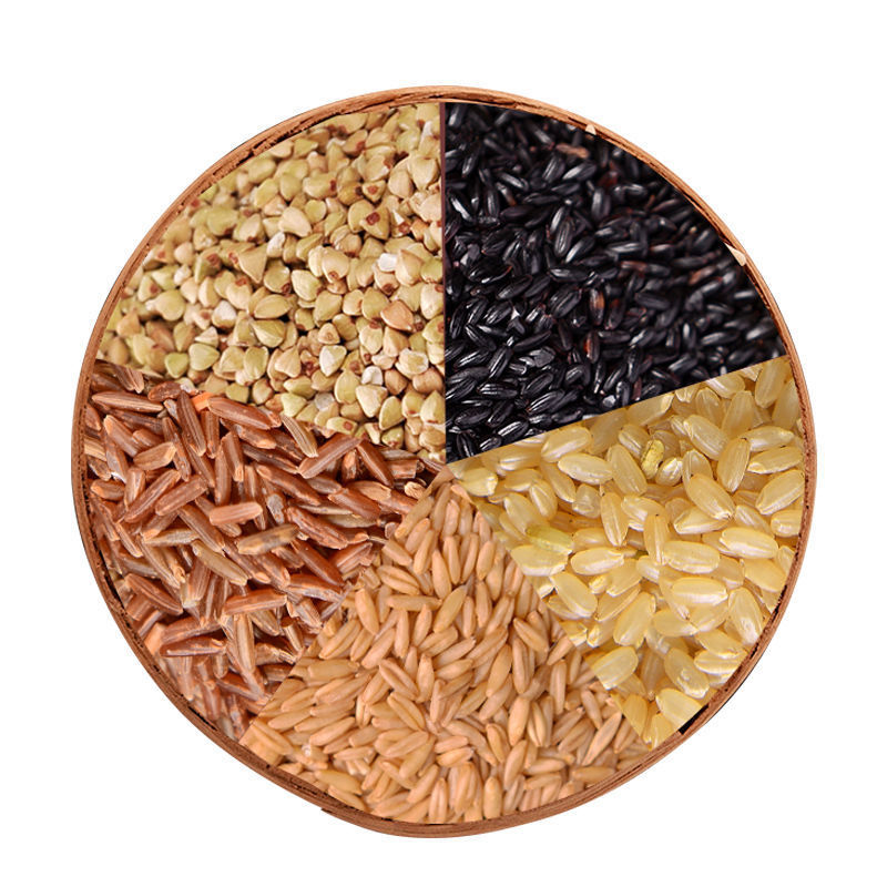 Five color rice Northeast Farm Self produced 5 Black rice Red rice oats buckwheat Grain Coarse Cereals Of large number wholesale