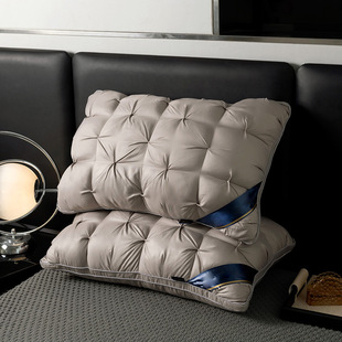 Factory Direct Sales Bread Pillow Feather Velvet Five-Star Hotel Pillow Twisted Pillow Core Non-Collapse Cervical Spine Pillow Core