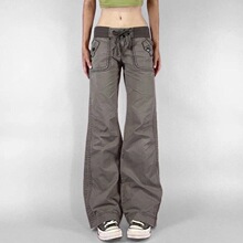 F 38961 Straight Leg Cargo Pants ֱͲ��װ���� �羳ŷ��