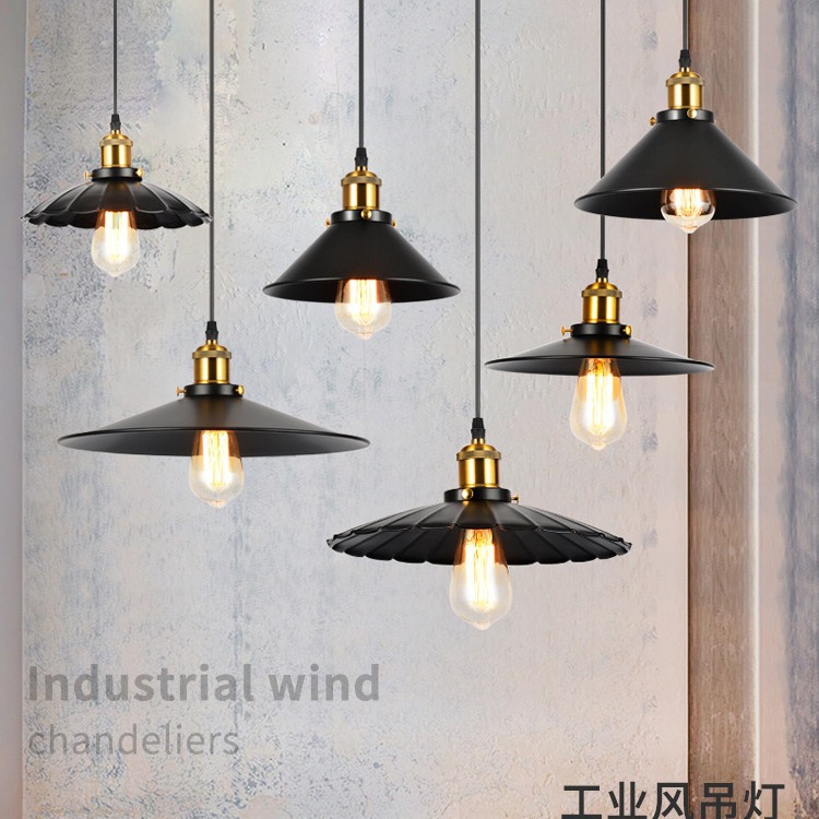 Creative retro coffee bar ceiling lamp for living room