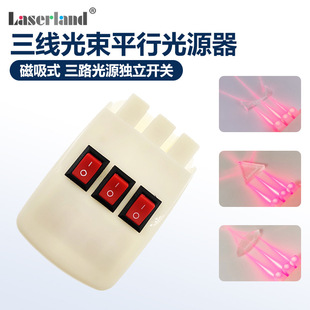Teaching experiment for suit magnetic three-line light source concave-convex lens triangular semicircular optical lens