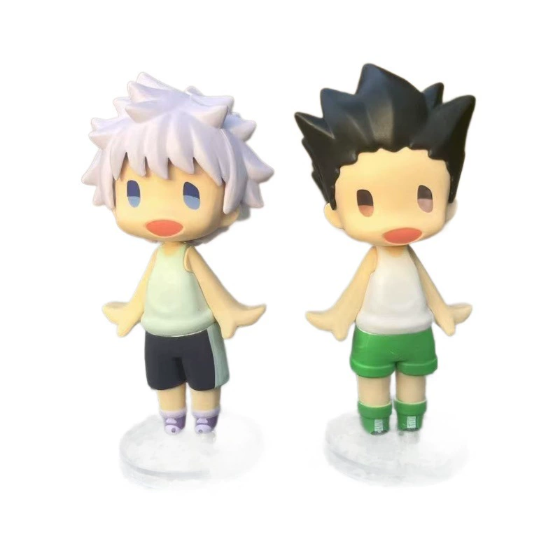 Китайский Full-time Hunter Doudou Eye Series Killua Gon версия Q кукла-фигура модель коробка украшение