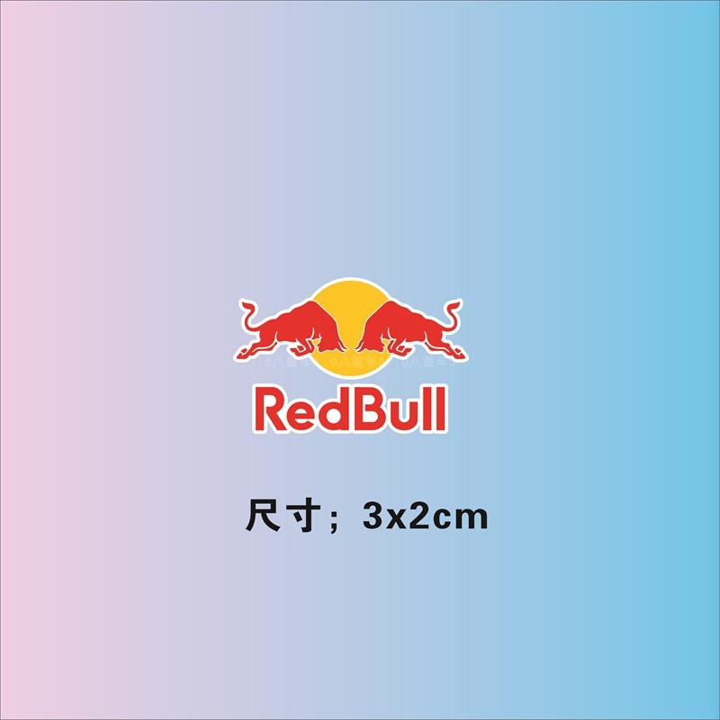 スポンサーブランドロゴレゴマクドナルドレッドブルー反射ステッカー自転車装飾マウンテンバイクヘルメットデカール|undefined