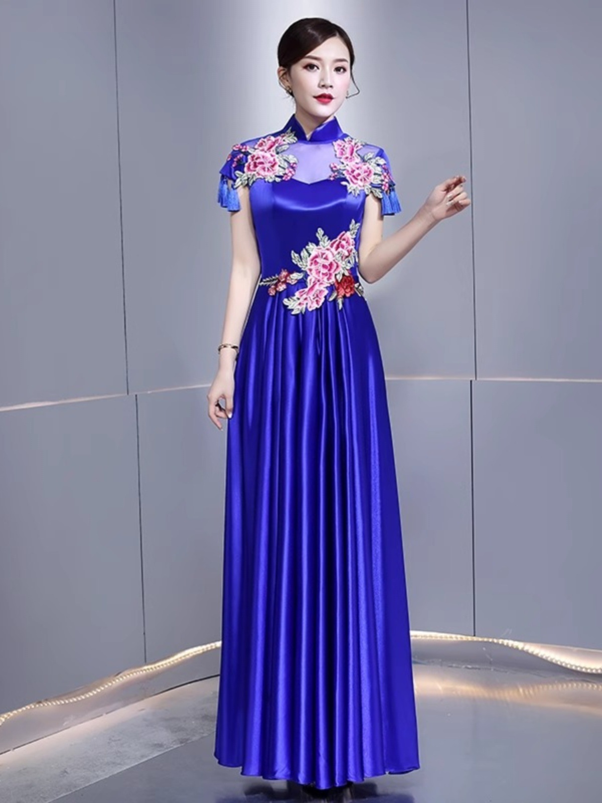 Suit, long skirt, dress