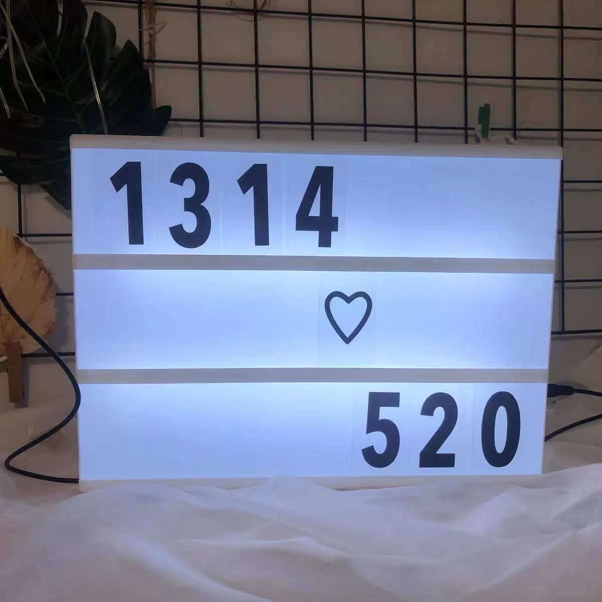 LED 편지 라이트 박스 풍선 생일 축하 파티 영숫자 라이트 박스 크리스마스 할로윈 분위기 장식 빛