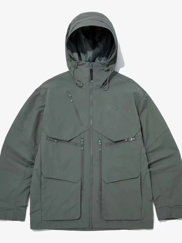 Nj3Bq04 North Face Jacket Couple's Same Style Hooded Multi-Pocket Work Jacket Jacket Dropshipping