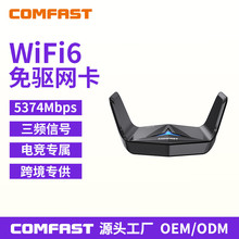 COMFAST CF-979AX 免驱版电竞WiFi6三频无线网卡台式外置5374Mbps