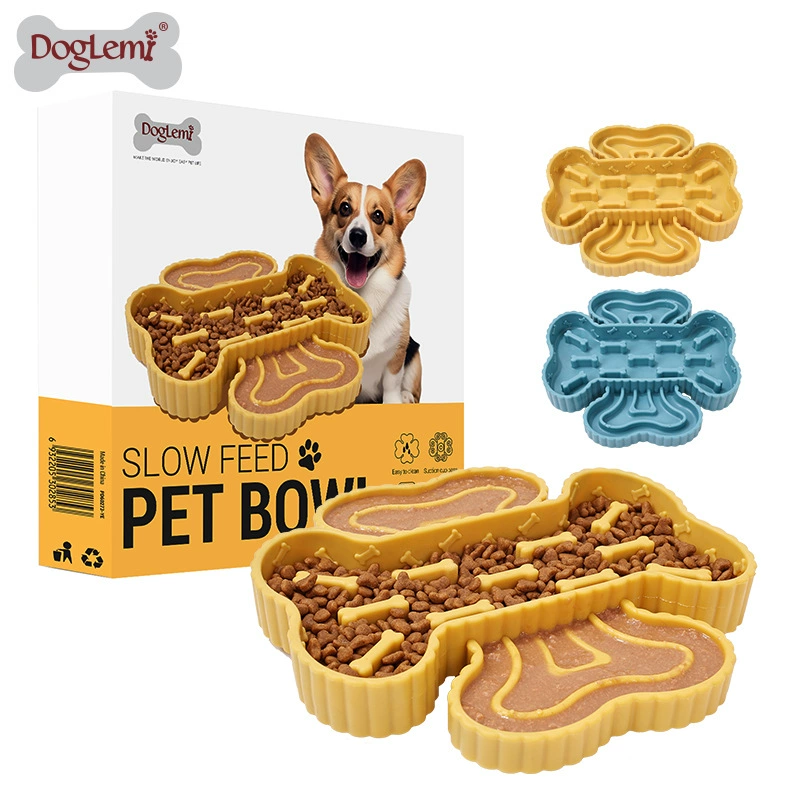 Тарелка для лизания домашних животных, миска для медленного питания, предотвращающая удушье, коврик для медленного питания для кошек и собак, обеденная тарелка из ТПР, миска для домашних животных, тарелка для обнюхивания и лизания, трансграничная оптовая торговля