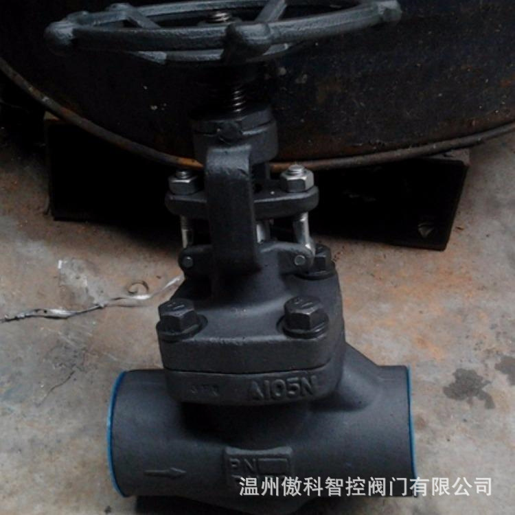 供应 Z61Y /Z61YH/Z61W 美标锻钢闸阀 手动承插焊接锻钢闸阀 闸阀