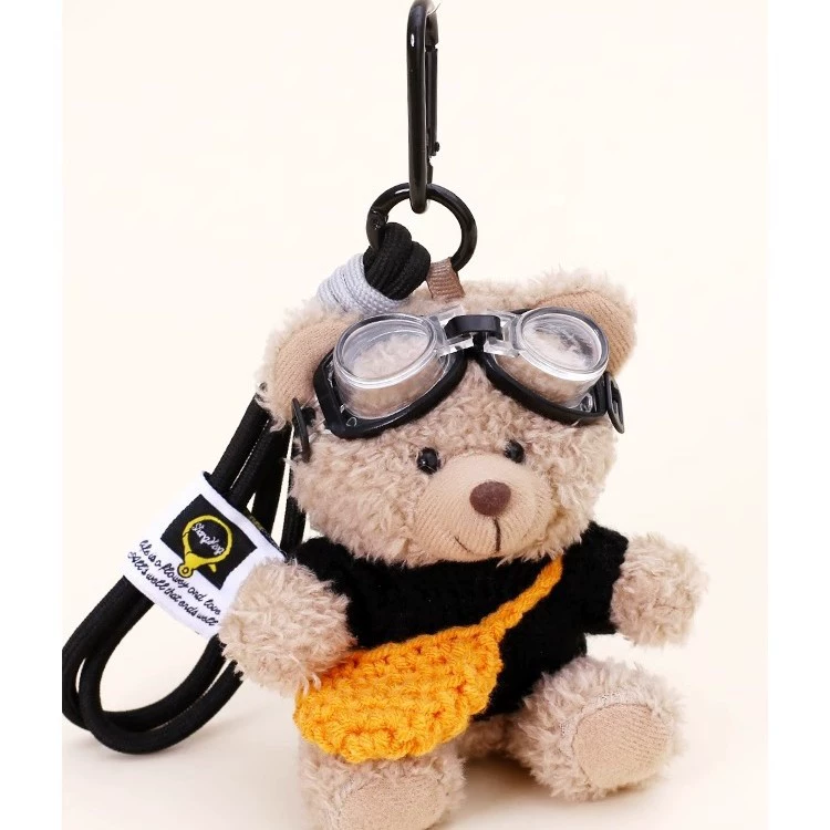 Милая подвеска в виде медведя, плюшевая кукла, школьная сумка, подвеска, автомобильный брелок, подарок для пары студентов колледжа