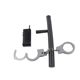 Halloween decoration Children's Day plastic batons handcuffs walkie-talkie three-piece set role play suit props