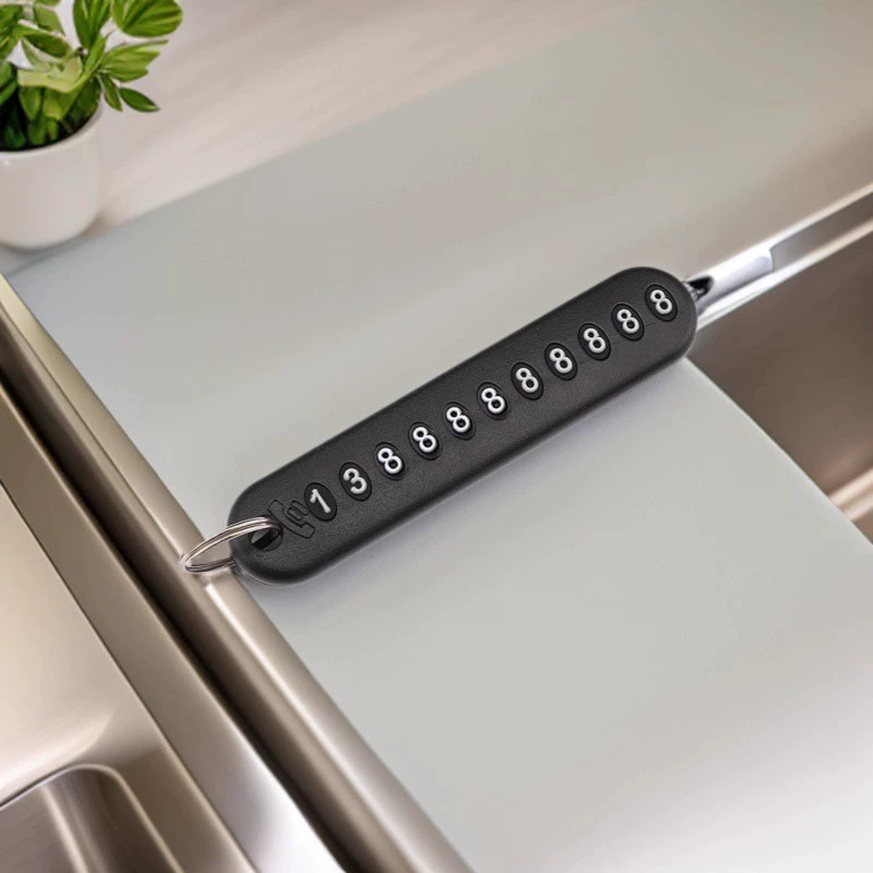 Брелок для ключей от автомобиля с защитой от потери, держатель для ключей, маленький подарок своими руками, бирка-антипотеряшка