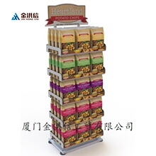 瓶装饮用水促销地台加稳重型金属底座展示架超市促销堆头架厂家定