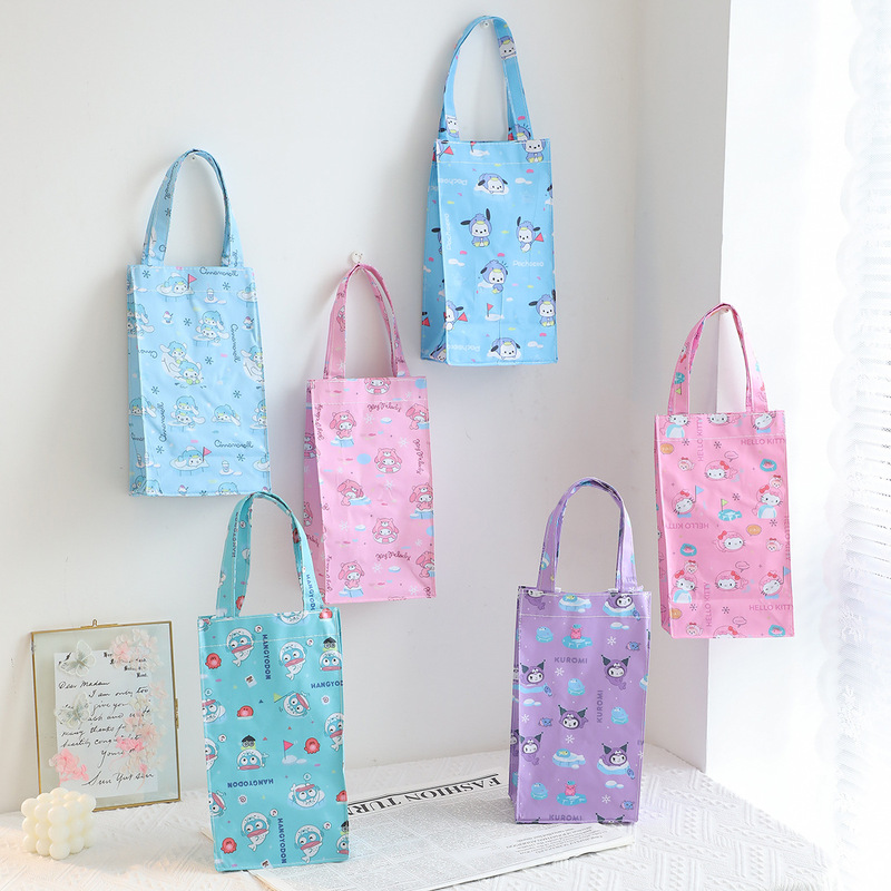 Simple Cartoon Handbag Umbrella Kettle Bag Water Cup Waterproof Storage Bag Yugui Dog Burning Pot Thermos Cup Bag