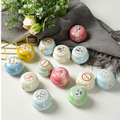 Ancient style balm light fragrance carry-on pocket girl perfume goose pear ambergris ceramic jar solid balm ancient method