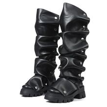 O 99232 Thick Sole Knee High Boots �����Ͳѥ �羳ŷ��