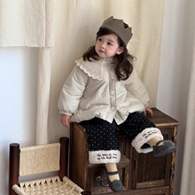 女童棉外套2025秋冬新款宝宝衣服加厚保暖韩版童装儿童加绒套装