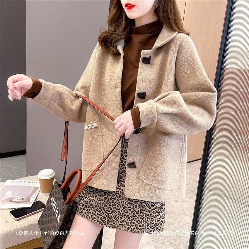 Coat Cardigan 2023 Autumn and Winter New Women's Woolen Coat Women's Korean Loose Thick Top Winter Clothes