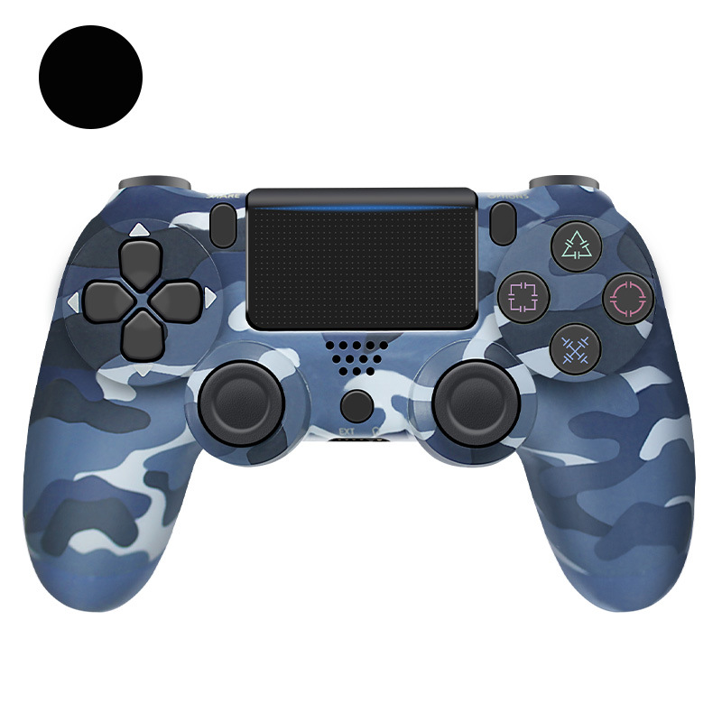 Control Inalámbrico Bluetooth P4 de ABS con Doble Motor de Vibración para Consola P4 y PC