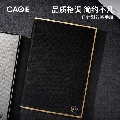 CAGIE/卡杰2022年商务办公笔记本创意简约记事学生本子可印logo