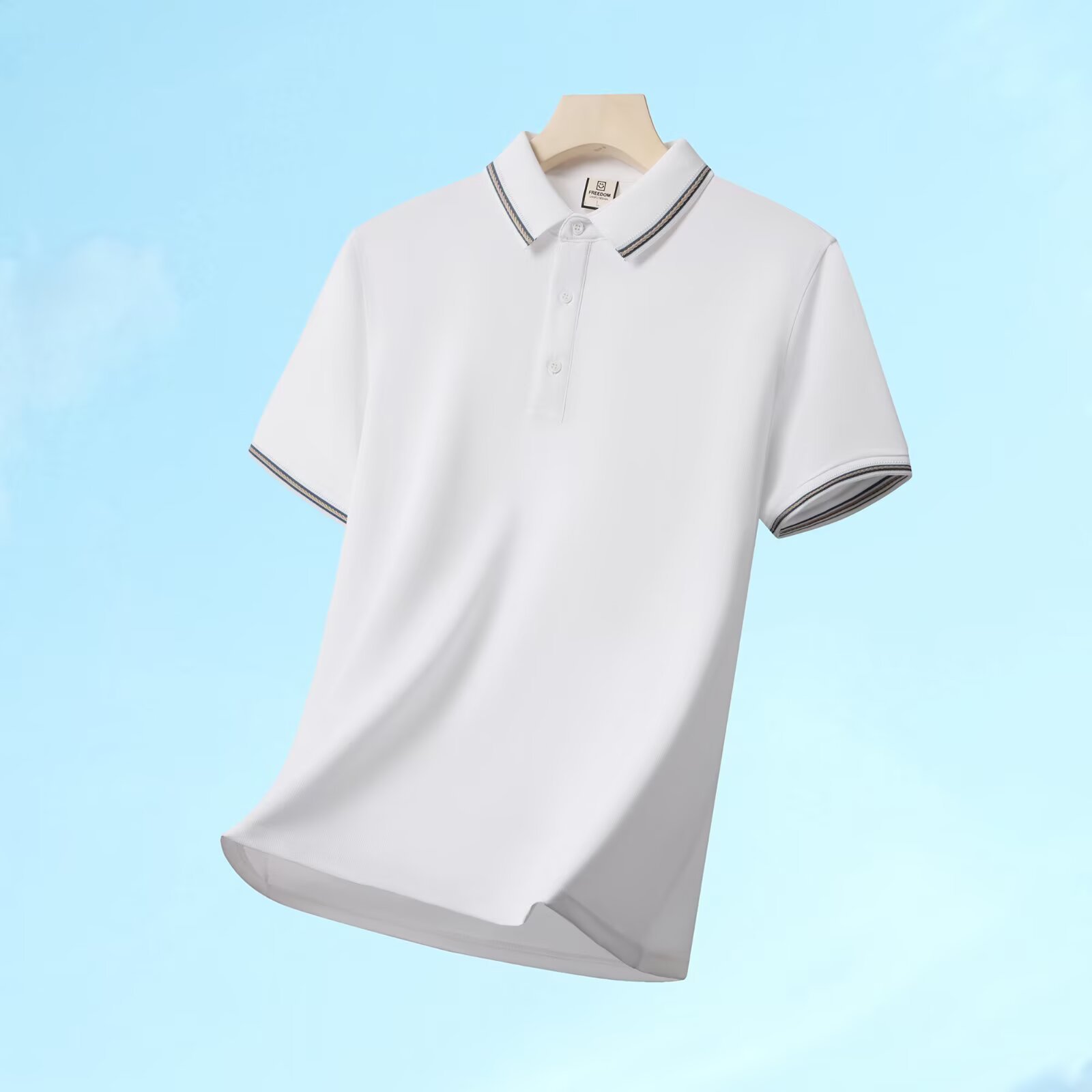 Collar personalizado algodón de hielo ropa de trabajo de manga corta personalizada cultura de negocios Polo impresión LOGO ropa de verano