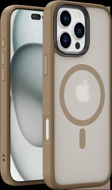 Чехол для телефона Apple iPhone 16 серии, матовый поликарбонат и ТПУ, совместим с несколькими моделями